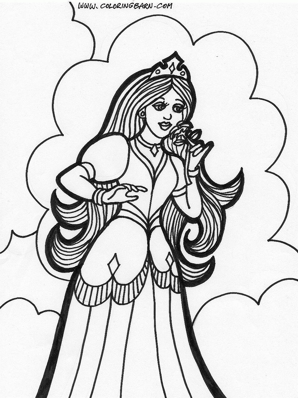 Disney Princess Coloring Pages Free Printable Coloring Pages