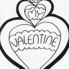 my valentine coloring page