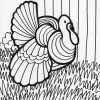 farm turkey coloring page