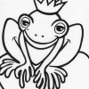 prince frog coloring page