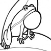 frog neck coloring page