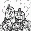 pumpkin family coloring page