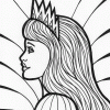 princess 13 coloring page
