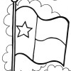 texas star flag coloring page