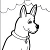 Dog coloring 8