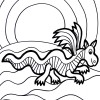 dragon coloring page6