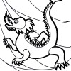 dragon coloring page9